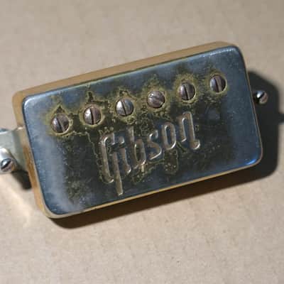 Gibson Humbucker Gibson embossed cover early 70s - gold image 3
