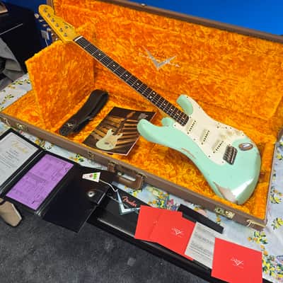 Fender Stratocaster Custom Shop 59 Surf Green Heavy Relic 2021 image 2