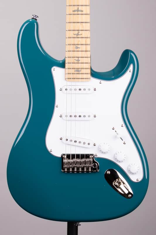 PRS SE Silver Sky Maple - Nylon Blue with Maple Fingerboard, Gig Bag image 1