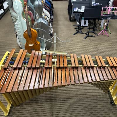 Musser Band Marimba Model #210 c.1950.  Includes Custom Wooden Travel Cases image 2