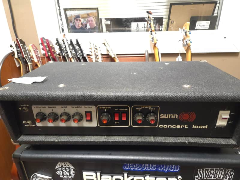 Sunn Concert Lead Guitar Amp Head 1970s - Local Pickup Only - Very Good