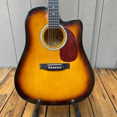 Delta D42 / CEQSB Acoustic Guitar with Cutaway & Gig bag Nashville, TN image 1