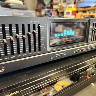 SANSUI SE-800 10 Band Stereo Graphic Equalizer spectrum analyzer Vintage tested image 7