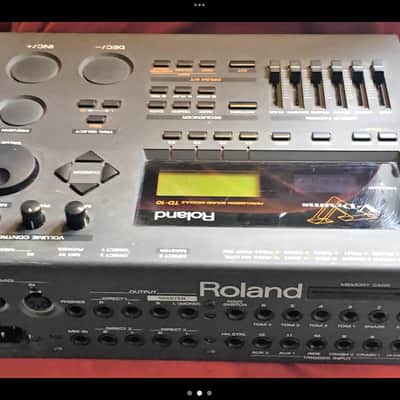 Roland TD 10 VDrum module with TDW1 Expansion 2000 Black image 2
