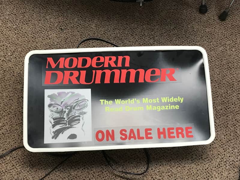 Modern Drummer Sign image 1
