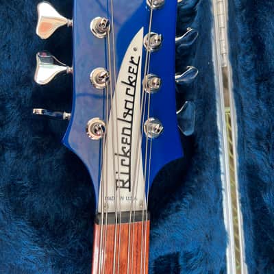 Rickenbacker 4008/8 Bass 2002 - Blue 8 string image 4