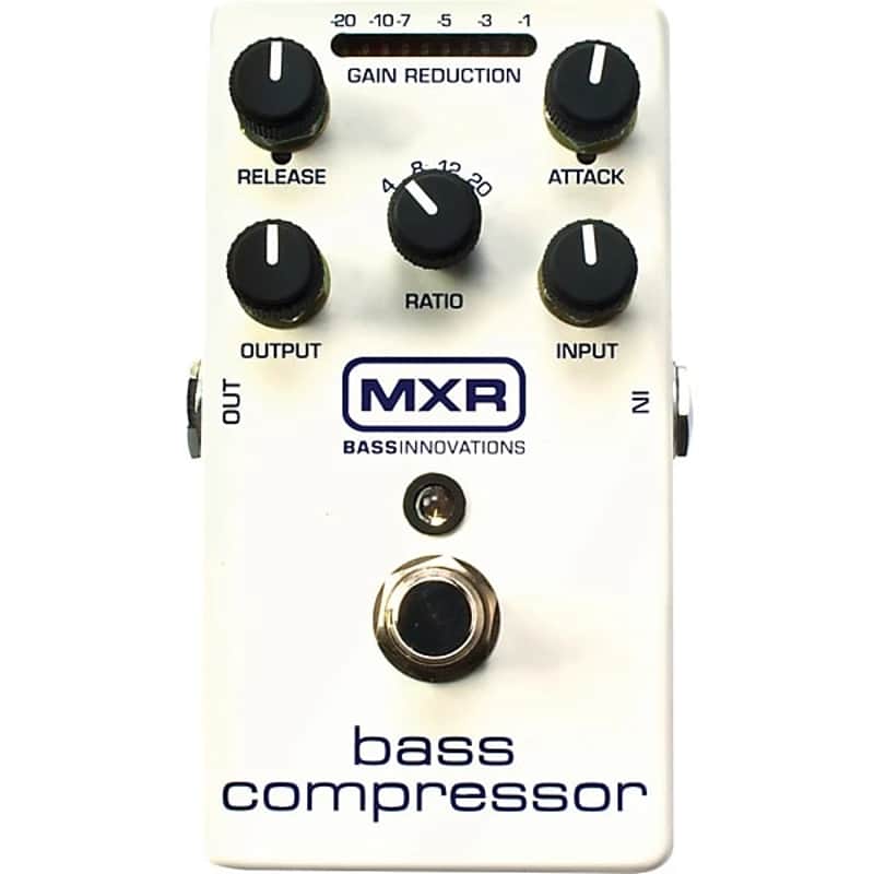 MXR M87 Bass Compressor Bass Effects Pedal New - White image 1
