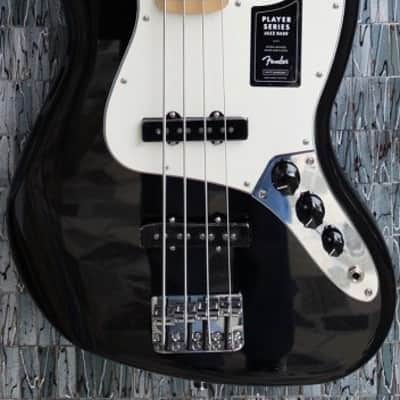 Fender Player Jazz Bass, Maple Fingerboard, Black image 1