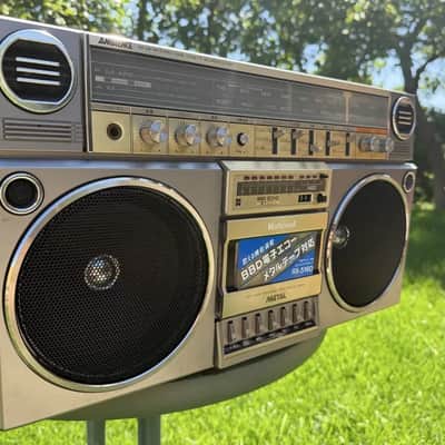 National RX-5160 Rare Vintage JDM Cassette Boombox Getto blaster Warranty Hi-Fi image 3