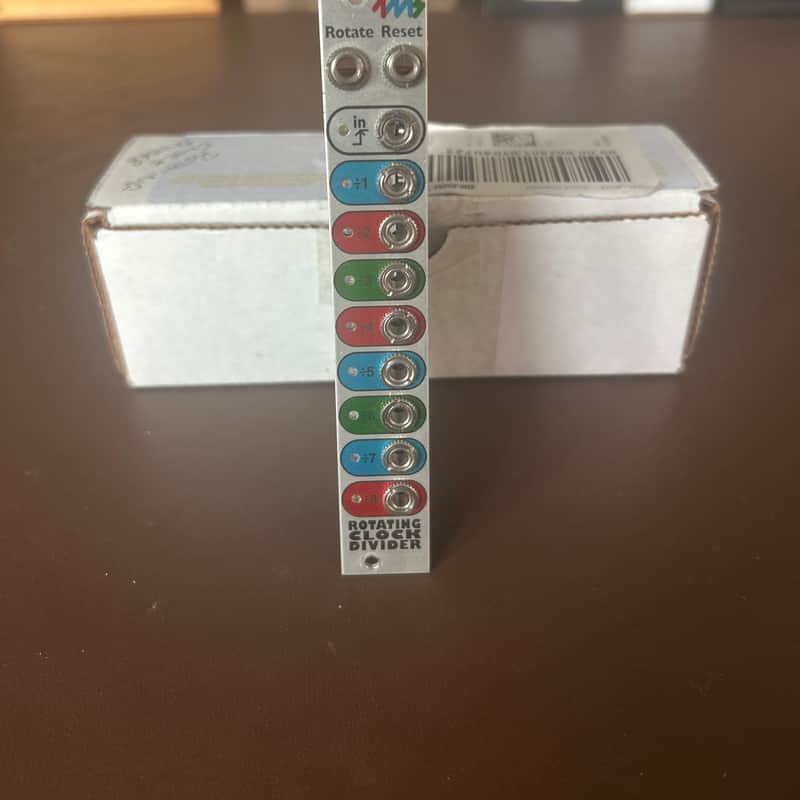 2010s 4MS Rotating Clock Divider Silver