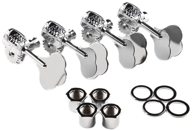Fender 009-7335-049 American Deluxe Jazz/Precision Bass "F" Tuning Heads (4) image 1