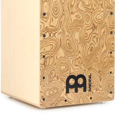 Meinl Percussion Woodcraft Professional Series Cajon - Makah Burl Frontplate image 2