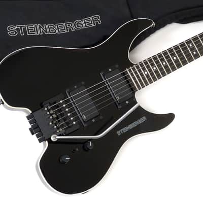 1988 Steinberger GM2TA - Black - Trans Trem! & Body Binding - Original Case image 14