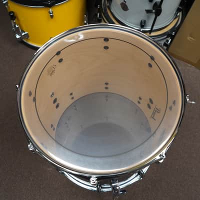 Pearl Masters Maple Complete MCT Series - 16x16" Floor Tom w/ Legs - Chrome Contrail Lacquer image 3