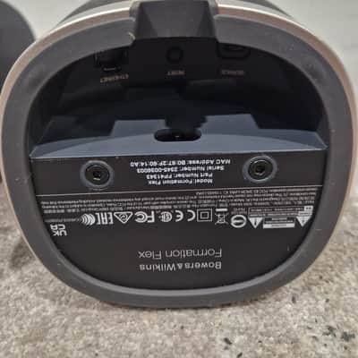B&W Formation Flex Pair - Wireless Speakers - Pair - Black - Excellent w/ Original Box, Cables & Manuals image 7