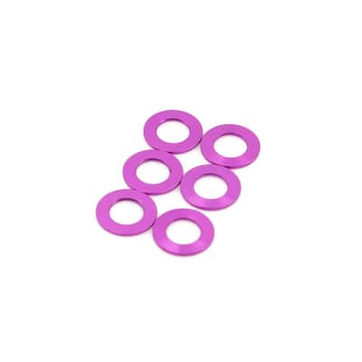 Tone Ninja TuneHues TH-200 Tuner Post Washers, Purple, set of 6