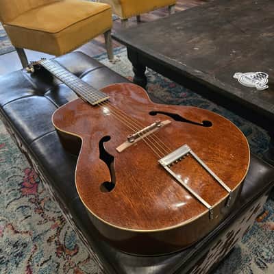 1948 Kay Archtop - K-36 Super Grand Auditorium Acoustic - Mahogany w/Case image 6
