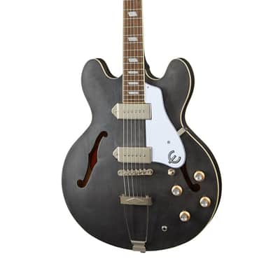 Epiphone Casino Worn Hollowbody Electric Guitar - Worn Ebony image 2