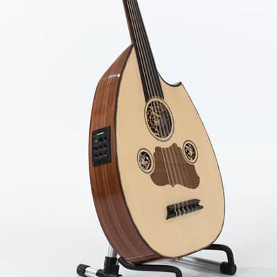 Electric Oud Cutaway Semi Acoustic Oud image 1