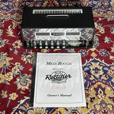 Mesa Boogie Mini Rectifier 25 Amp 2010's Chrome UK / European Power Supply Guitar Amplifier image 23