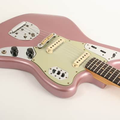 Fender Custom Shop 1964 Jaguar Journeyman Relic 3A Rosewood Fingerboard Faded Aged Burgundy Mist Metallic CZ585064 image 5