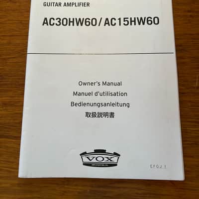 Vox AC15HW60 60th Anniversary Hand-Wired 2-Channel 15-Watt 1x12" Guitar Combo 2017 - Black image 14
