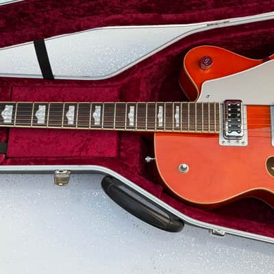 Gretsch G5420T Electromatic Classic 2022 -Orange Stain +Gretsch Vintage Strap + Hiscox fitted case image 8