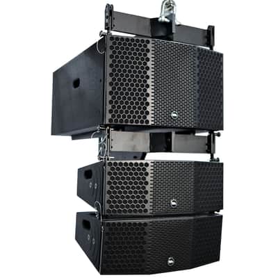 Seismic Audio CLA-PKG2 Compact Line Array Package w/ 3x10 Sub, 2x5 Speaker Par, Two Frames