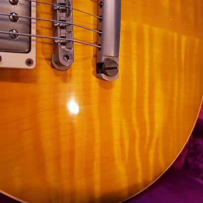 2011 Gibson Les Paul Historic 1959 LP Mahogany Rosewood Burst Bucker image 10