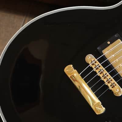 2016 Gibson Custom Shop Les Paul Custom Electric Guitar Black Ebony + COA OHSC image 5