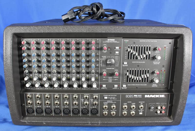 Mackie 808S FR Series 8 Channel Stereo Powered Mixer 2x600W image 1