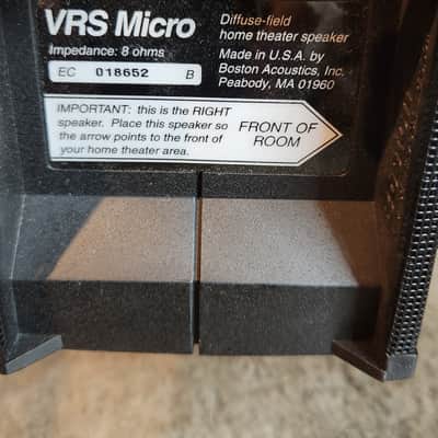 Boston Acoustics Boston Acoustics VRS Micro satilites 90s  - Black image 7