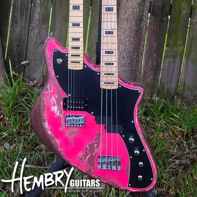 HEMBRY Fender Metora style bass/guitar doubleneck relic image 2
