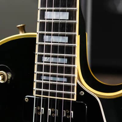 Gibson Vintage 1973 Les Paul Custom '54 Reissue Electric Guitar - Ebony with Hardshell Case - Used image 14