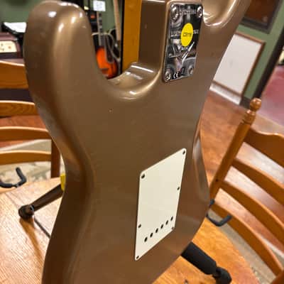 2017 Fender Custom Shop NAMM LTD Vintage Custom '59 Stratocaster Reissue Relic Faded/Aged Shoreline Gold image 15