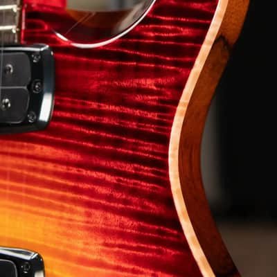 PRS Private Stock Custom 24-08 Semi-Hollow Electric Guitar Dragon's Breath Glow with Hardshell Case - Used image 14