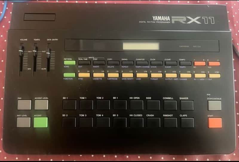 Yamaha RX11 Digital Rhythm Programmer 1984 - Black image 1