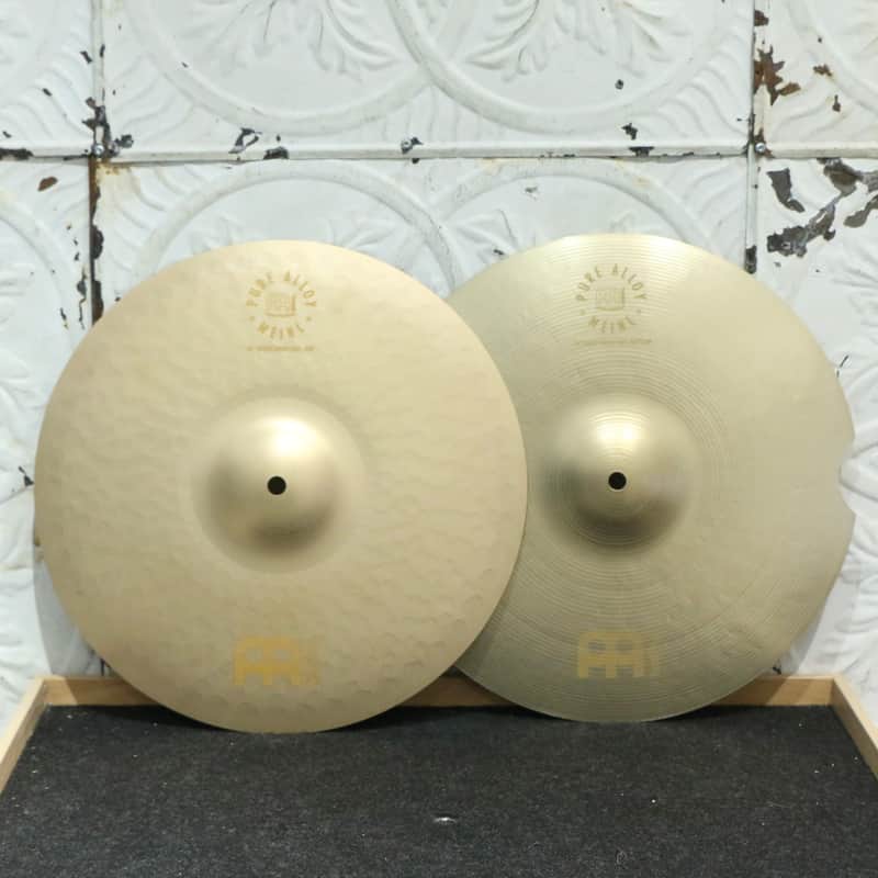 Meinl Pure Alloy Quick Sand Hi-hats 14in (864/996g) image 1