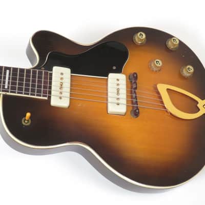 1959 Guild Aristocrat M75 - Sunburst - With Original Case & Hang Tag - Franz Pickups - 5.1 Pounds! image 7