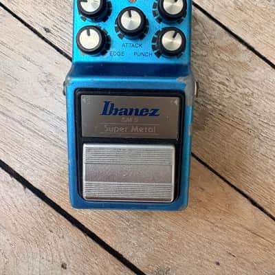 Ibanez SM-9 Super Metal 1980s - Blue Vintage Distortion Overdrive Fuzz Ped image 1