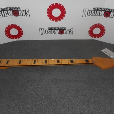 Allparts Fender Licensed Black Bound Neck For Jazz Bass, Tinted Finish, #JMF-BB