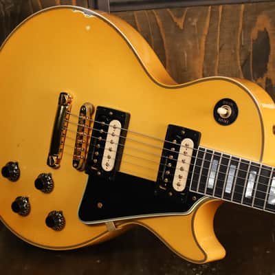 Gibson Custom Murphy Lab 1957 Les Paul Custom Heavy Antique White 2-Pickup Light Aged image 17