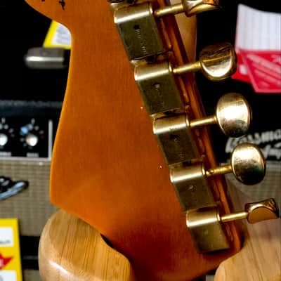 Fender 1962 Fender Stratocaster Custom Shop Journeyman Relic Dirty Shell Pink – Bone Tone Pickups 2022 - shell pink image 5