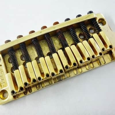 Ibanez Gibraltar Standard II Hardtail / Fixed Guitar Bridge RG/S - 8 String Gold Finish image 9