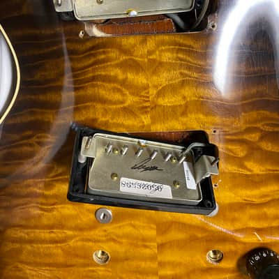 HERITAGE 20th ANNIVERSARY H150 KALAMAZOO USA LES PAUL STYLE R9 CUSTOM SHOP QUILT TOP 2005 TOBACCO BURST image 5