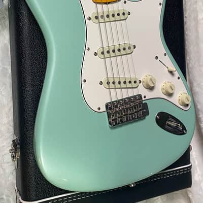 NEW! Fender Custom Shop Special Run '69 Stratocaster NOS Finish - Handwound P/U's - Surf Pearl - Reverse Matching Headstock - 7.9 lbs - Authorized Dealer - SUPER RARE! G07617 image 6