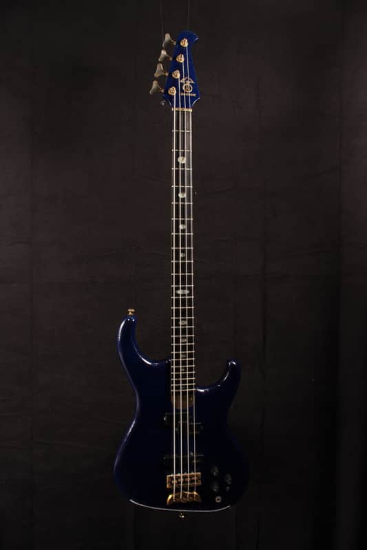Alembic Elan 4-String PJ Bass 1989 - Royal Blue Gloss image 1