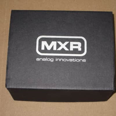 very lightly handled / mostly very clean MXR EMPTY BOX for M78 Custom Badass '78 Distortion (NO pedal) +original Instructions, original Warranty / Registration (2010s-2020s) BOX: black cardboard with silver color MRX logo / LABELS: red & black image 6