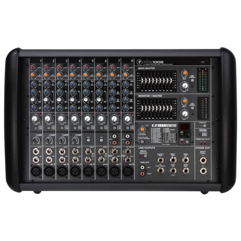 Mackie PPM1008 8-Channel 1600-Watt Powered Mixer image 1