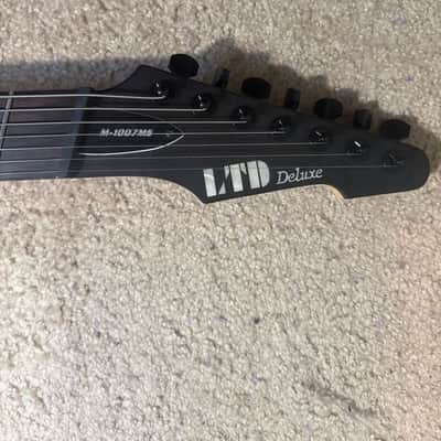 ESP LTD M-1007 MS Multi-Scale 2019 - See Thru Black Satin image 2